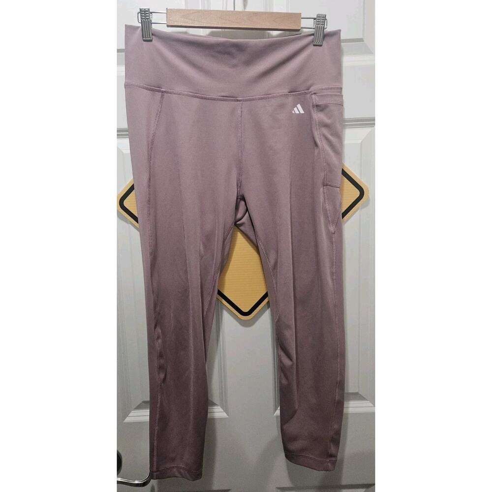 Optime Stash Adidas Leggings 7/8 23.5" Ins Wonder Orchid Pink Pocket XL